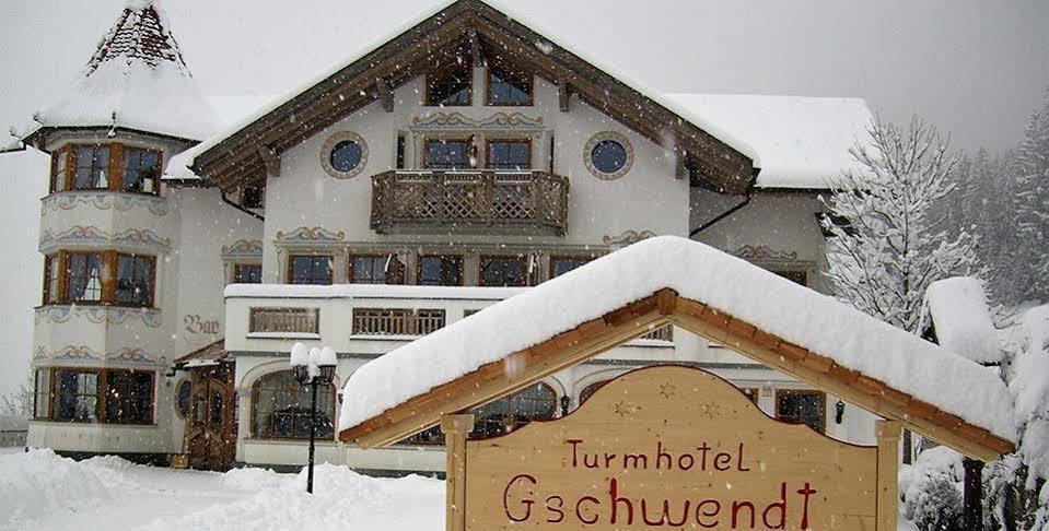 Turmhotel Gschwendt Planca di Sopra Exterior foto